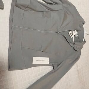 Yogalicious Women's Utility Jacket in Gray